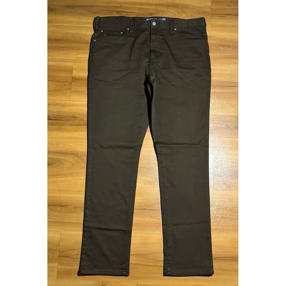 Mens Polo Ralph Lauren Sullivan Slim Chocolate Brown Stretch Jeans